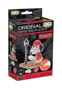 3D Crystal Puzzle - Peanuts Detective Snoopy: 34 Pcs