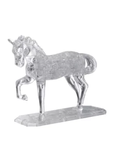 3D Crystal Puzzle - Horse (White): 98 Pieces