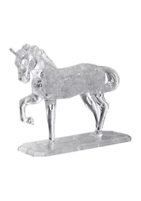 3D Crystal Puzzle - Horse (White): 98 Pieces
