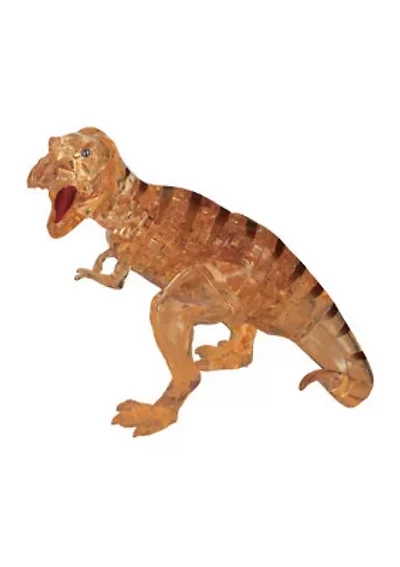 3D Crystal Puzzle - T-Rex (Brown): 49 Pieces
