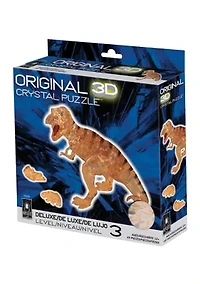 3D Crystal Puzzle - T-Rex (Brown): 49 Pieces