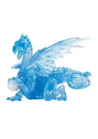3D Crystal Puzzle - Dragon (Blue): 56 Pieces 