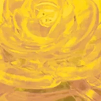 3D Crystal Puzzle - Roses in a Vase (Yellow): 46 Pcs