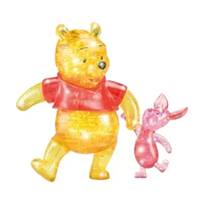 3D Crystal Puzzle - Disney Winnie the Pooh and Piglet (Multi-color): 57 Pcs