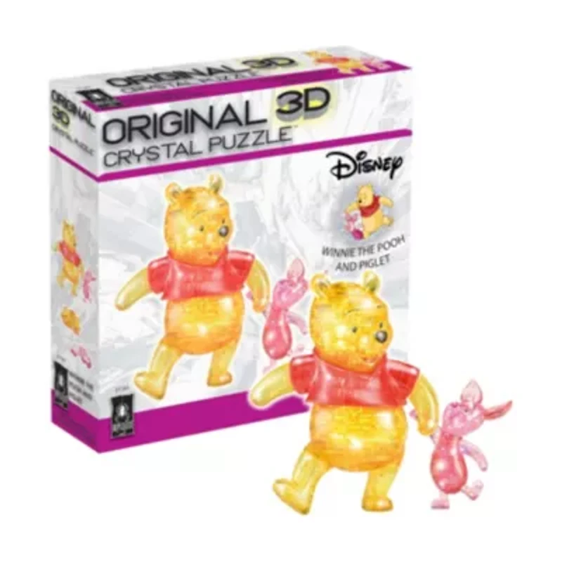 3D Crystal Puzzle - Disney Winnie the Pooh and Piglet (Multi-color): 57 Pcs