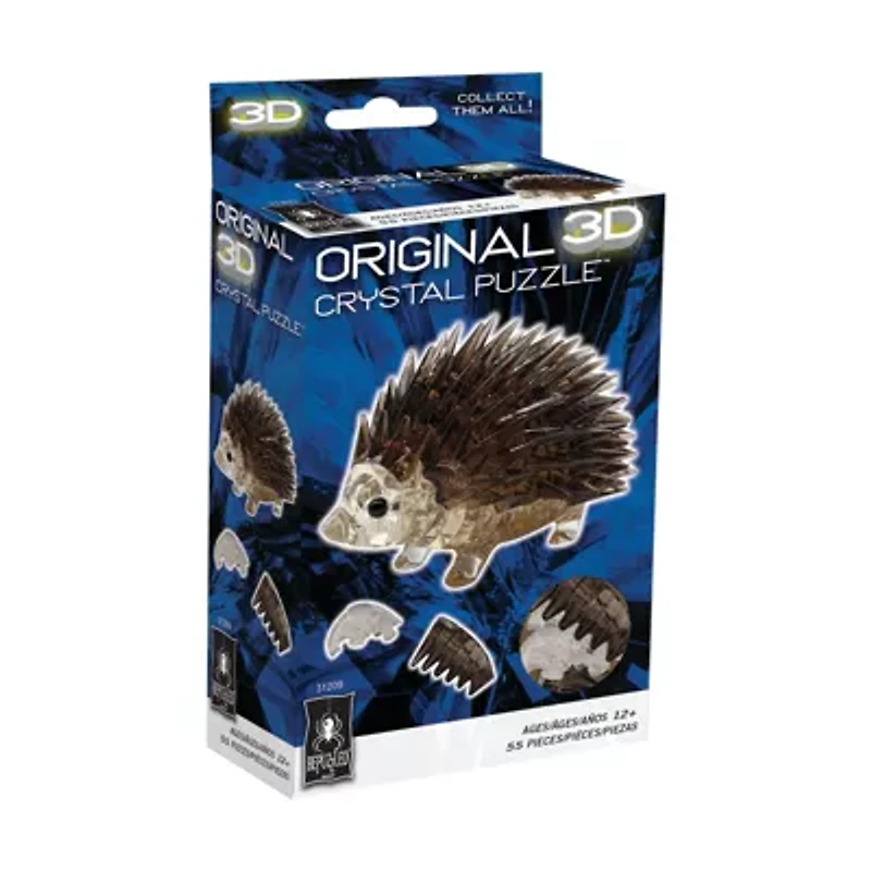 3D Crystal Puzzle - Hedgehog: 55 Pcs