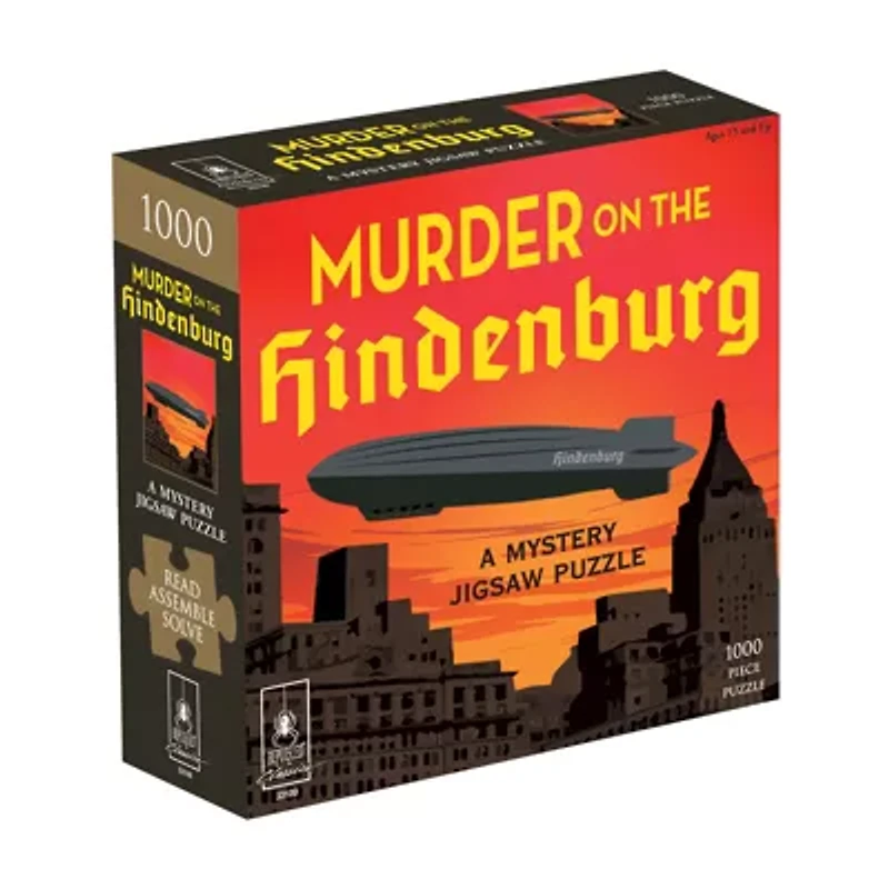 Murder on the Hindenburg Classic Mystery Jigsaw Puzzle: 1000 Pcs
