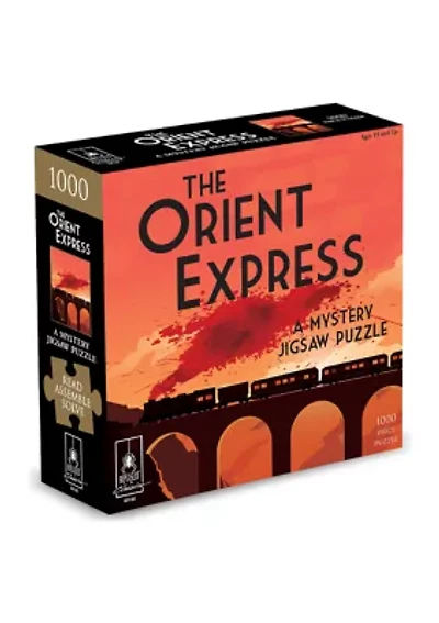 Death on the Istanbul Express Classic Mystery Jigsaw Puzzle: 1000 Pcs