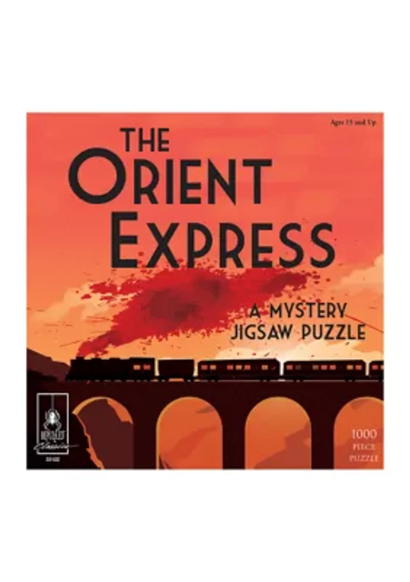 Death on the Istanbul Express Classic Mystery Jigsaw Puzzle: 1000 Pcs