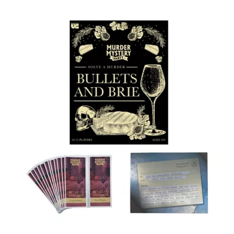 Murder Mystery Party - Bullets and Brie