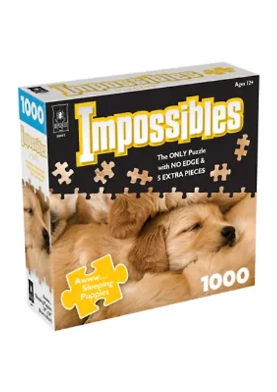 Impossibles Puzzle - Awww... Sleeping Puppies: 1000 Pcs