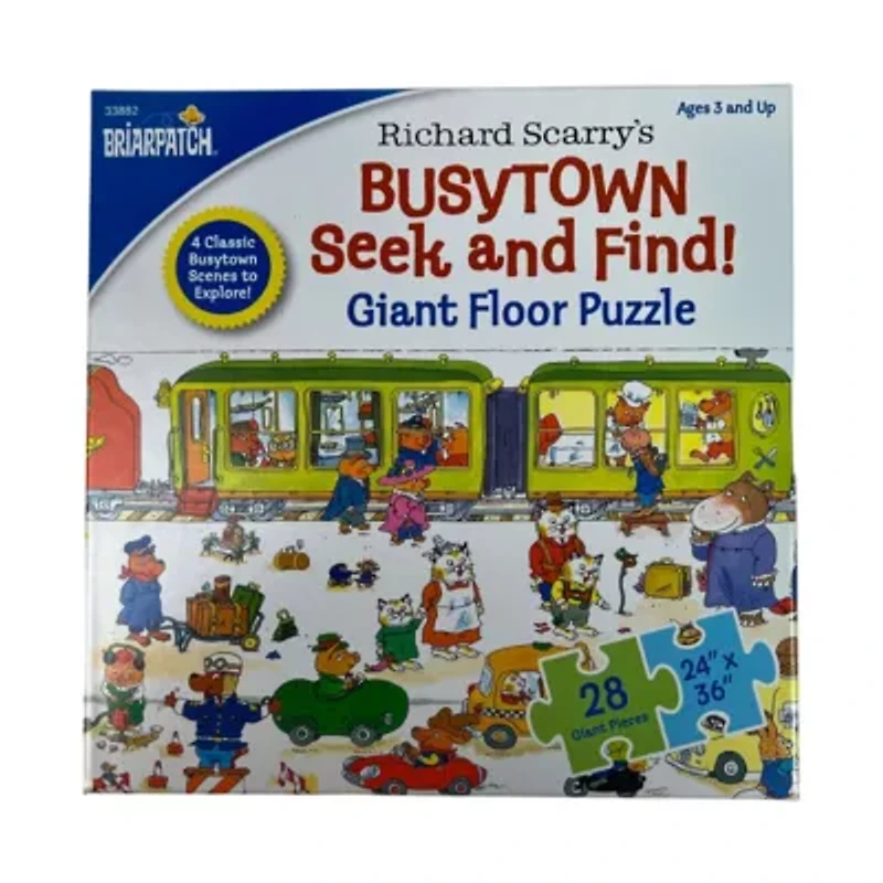 Richard Scarry's Busytown Seek and Find! Giant Floor Puzzle: 28 Pcs