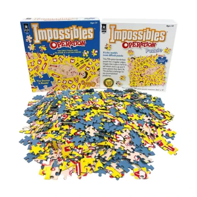 Impossibles Puzzle - Hasbro Operation: 750 Pcs