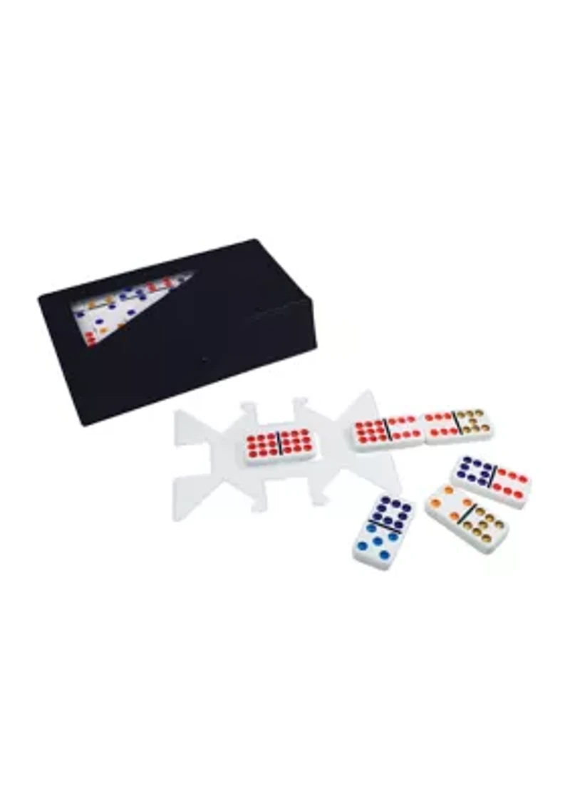 ChickenFoot Double 9 Color Dot Dominoes - Professional Size