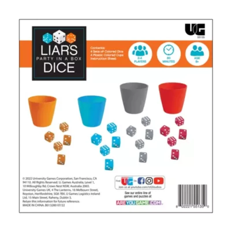 Liar's Dice Party in a Box