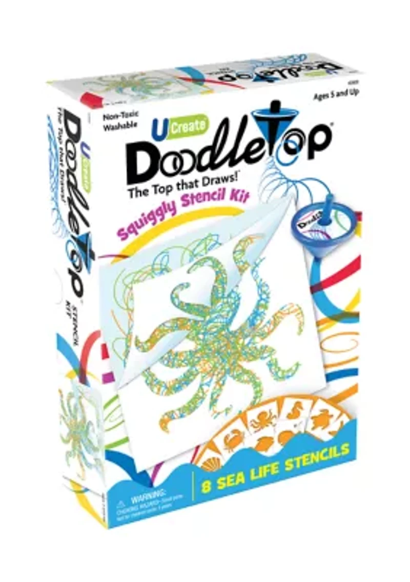 Doodletop Stencil Kit - Sea Life