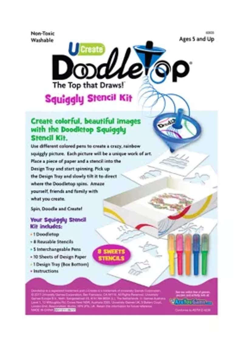 Doodletop Stencil Kit - Sweets