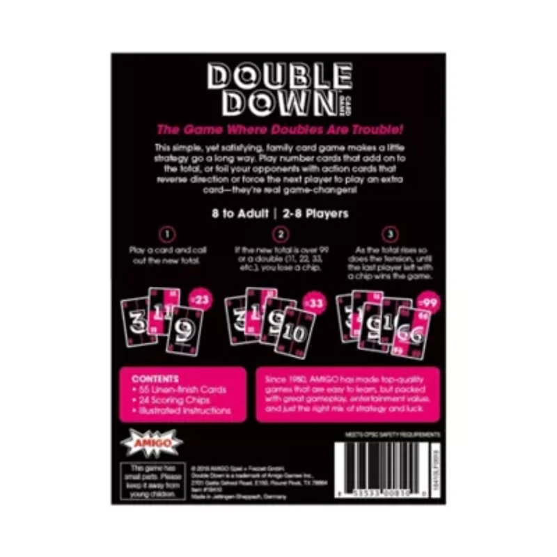 Double Down Card Game