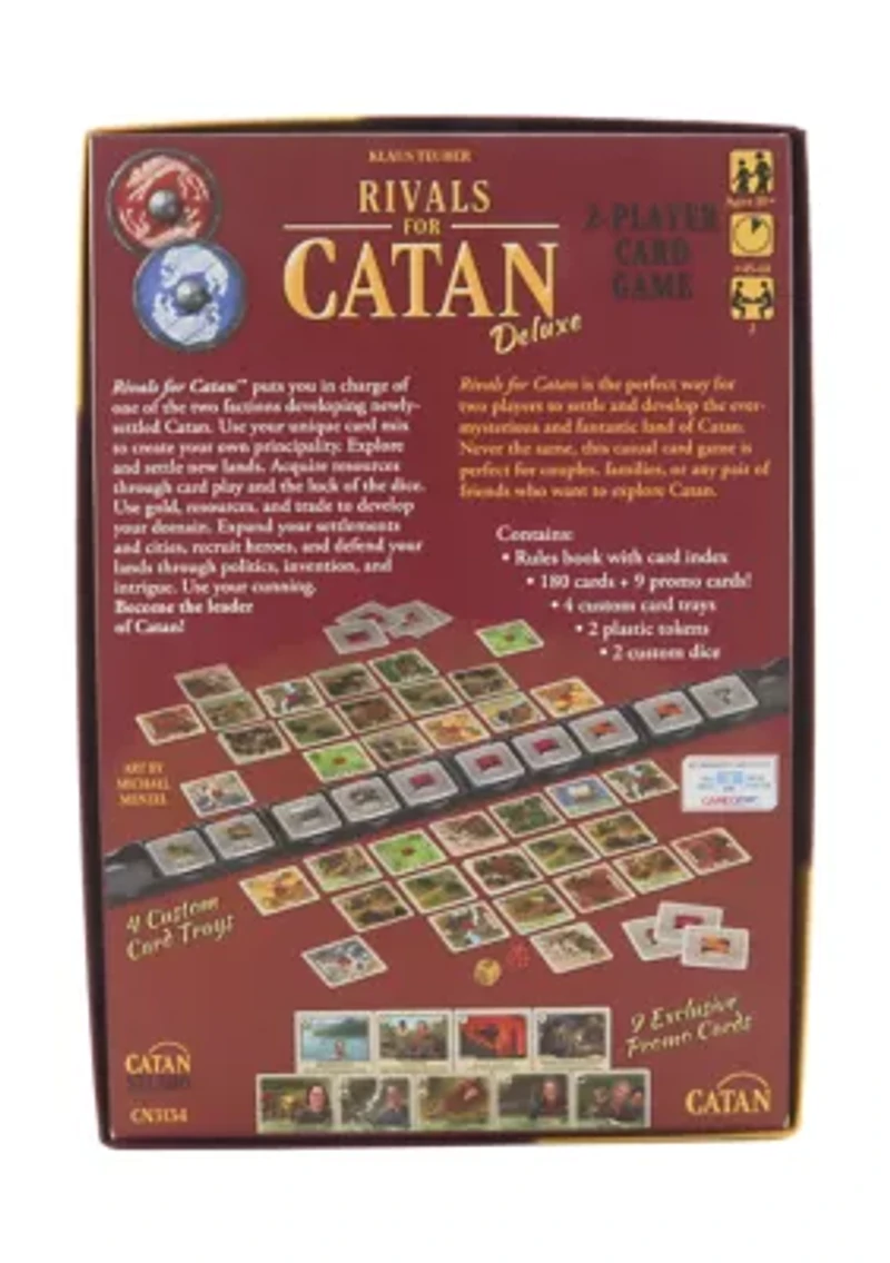 Rivals for Catan Deluxe - 2-Player Card Game