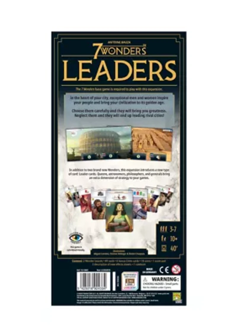 7 Wonders: Leaders Expansion (New Edition)