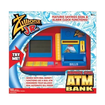 Jr. Deluxe Savings Goal ATM Bank