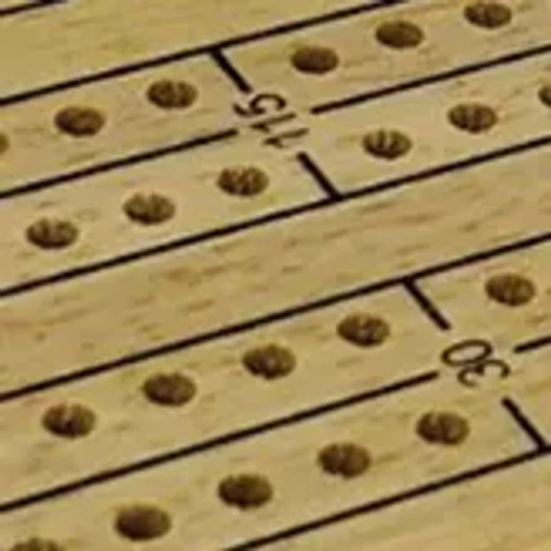 Solid Wood Cribbage