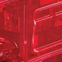 3D Crystal Puzzle - London Bus (Red): 53 Pcs