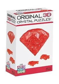 3D Crystal Puzzle - Ruby: 43 Pcs