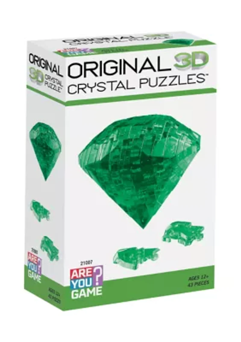 3D Crystal Puzzle - Emerald: 43 Pcs