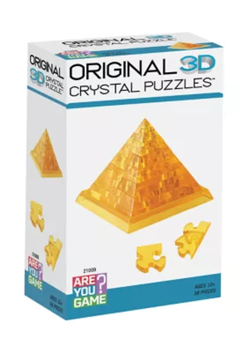 3D Crystal Puzzle - Pyramid: 38 Pcs
