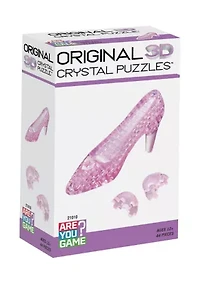 3D Crystal Puzzle - Slipper (Pink): 44 Pcs