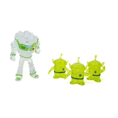 3D Crystal Puzzle - Disney Buzz and Aliens: 95 Pcs