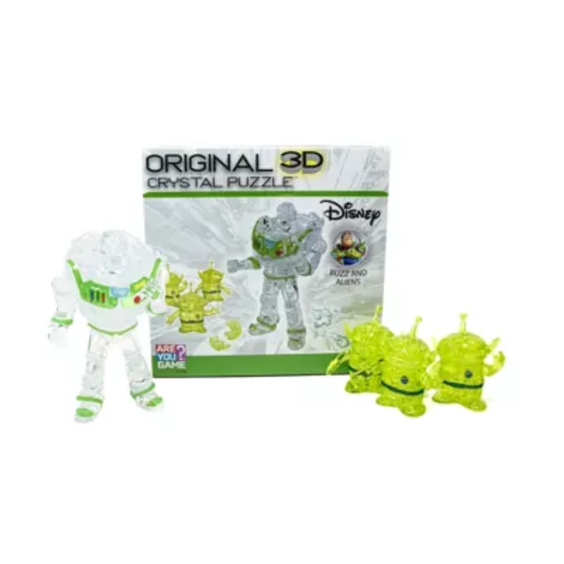 3D Crystal Puzzle - Disney Buzz and Aliens: 95 Pcs