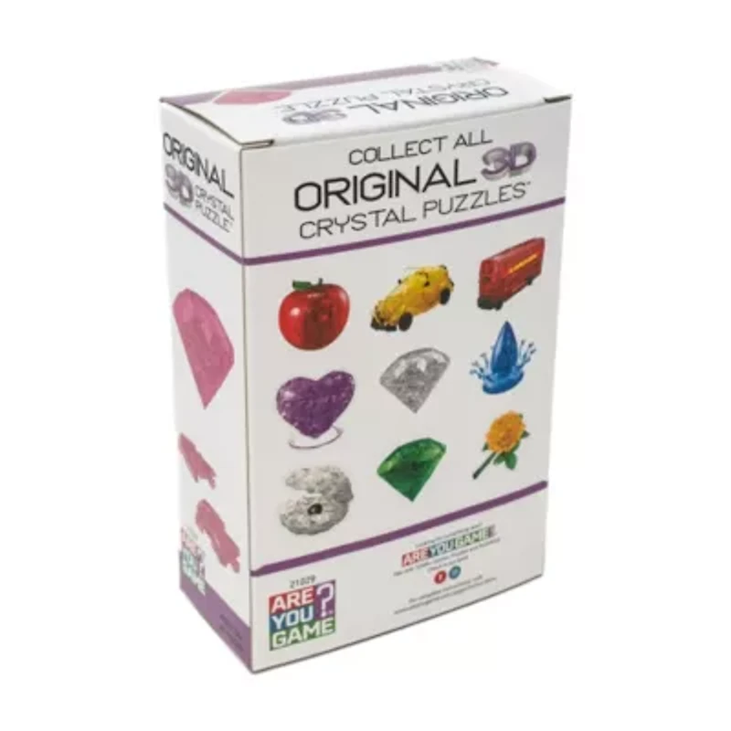 3D Crystal Puzzle - Diamond (Pink): 43 Pcs