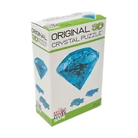 3D Crystal Puzzle - Topaz (Blue): 43 Pcs