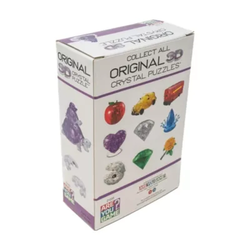 3D Crystal Puzzle - Turtles (Purple): 37 Pcs