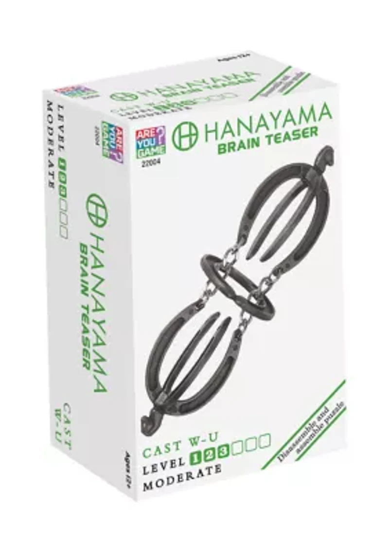 Hanayama Level 3 Cast Puzzle - W-U