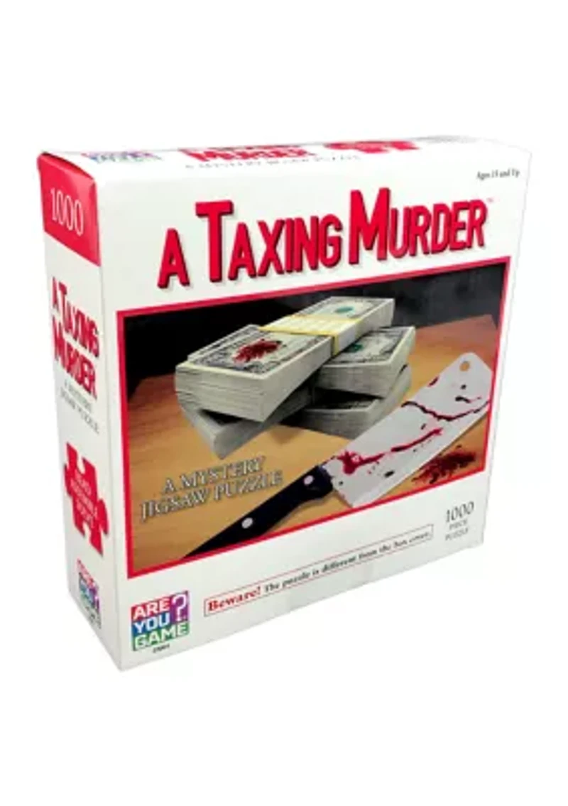 A Taxing Murder Classic Mystery Jigsaw Puzzle: 1000 Pcs