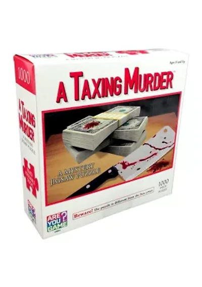 A Taxing Murder Classic Mystery Jigsaw Puzzle: 1000 Pcs