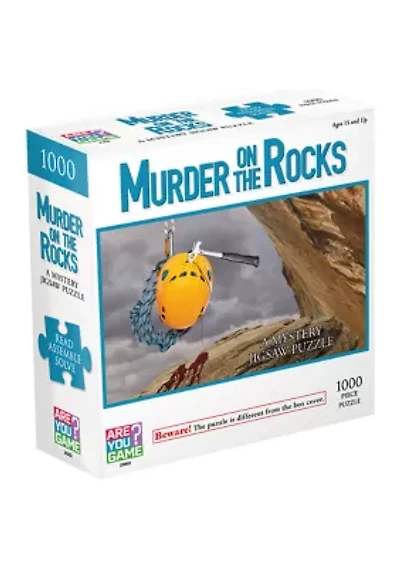 Murder on the Rocks Classic Mystery Jigsaw Puzzle: 1000 Pcs