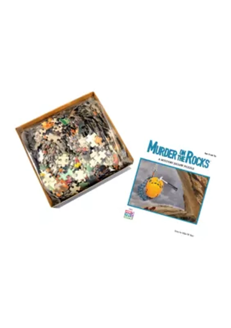 Murder on the Rocks Classic Mystery Jigsaw Puzzle: 1000 Pcs