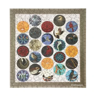 Wooden Jigsaw Puzzle - Birds: 402 Pcs