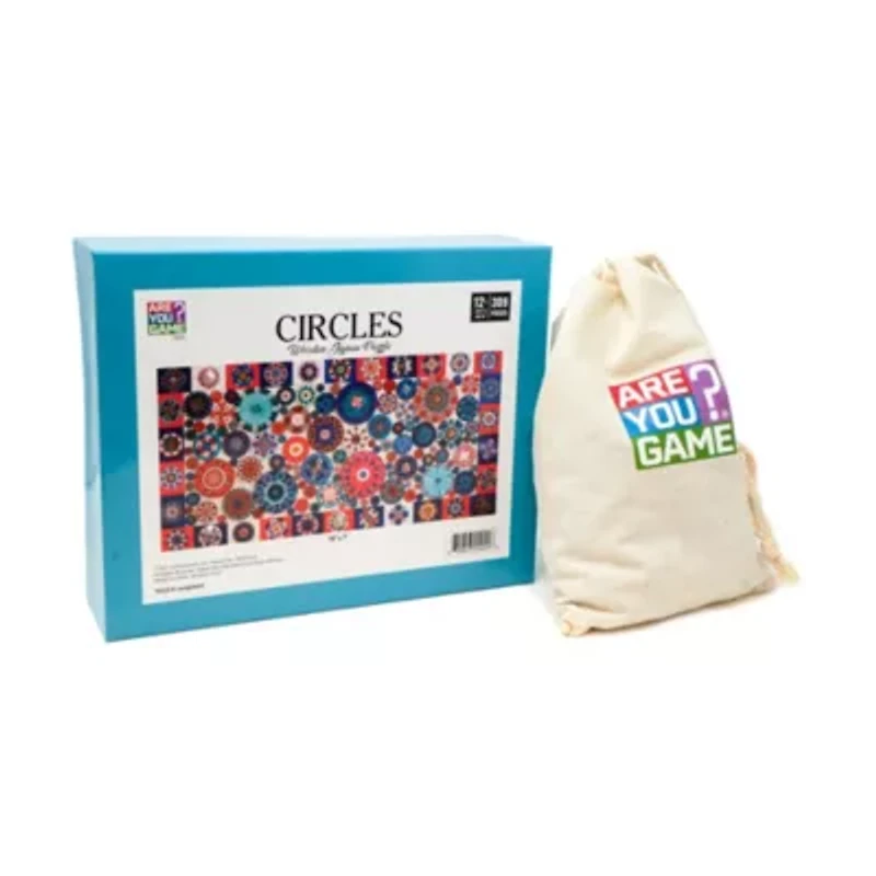 Wooden Jigsaw Puzzle - Circles: 309 Pcs