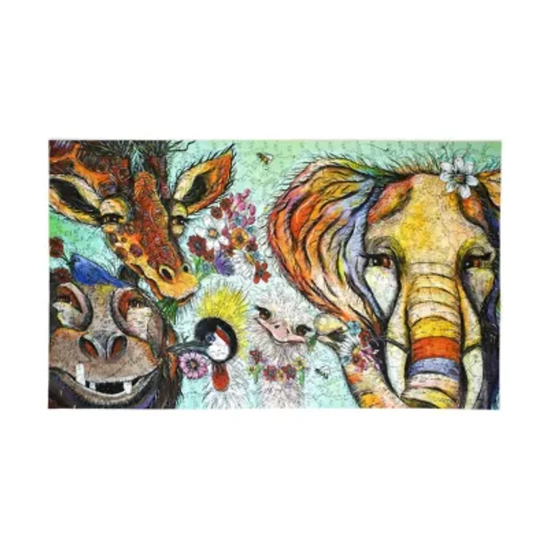 Wooden Jigsaw Puzzle - It's a Jungle Out There!: 599 Pcs