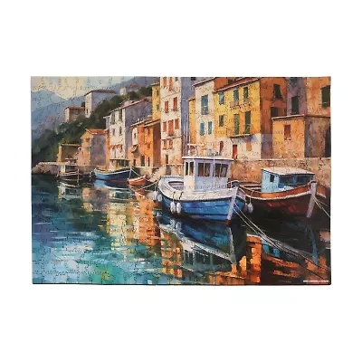 Wooden Jigsaw Puzzle - Boats at Bay: 494 Pcs