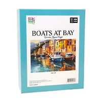 Wooden Jigsaw Puzzle - Boats at Bay: 494 Pcs
