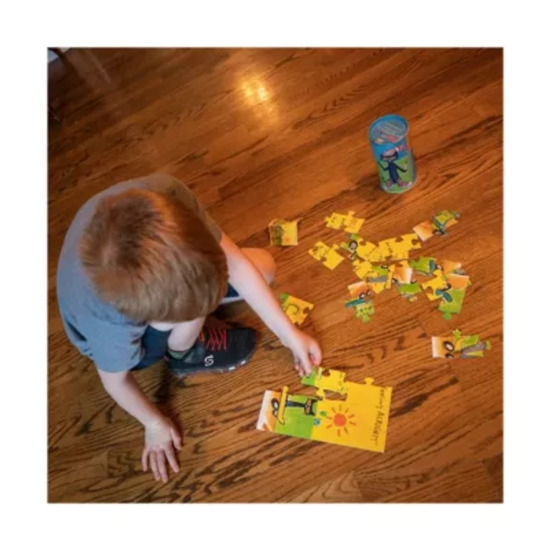 Pete the Cat Mix and Match Tin with Puzzle: 24 Pcs
