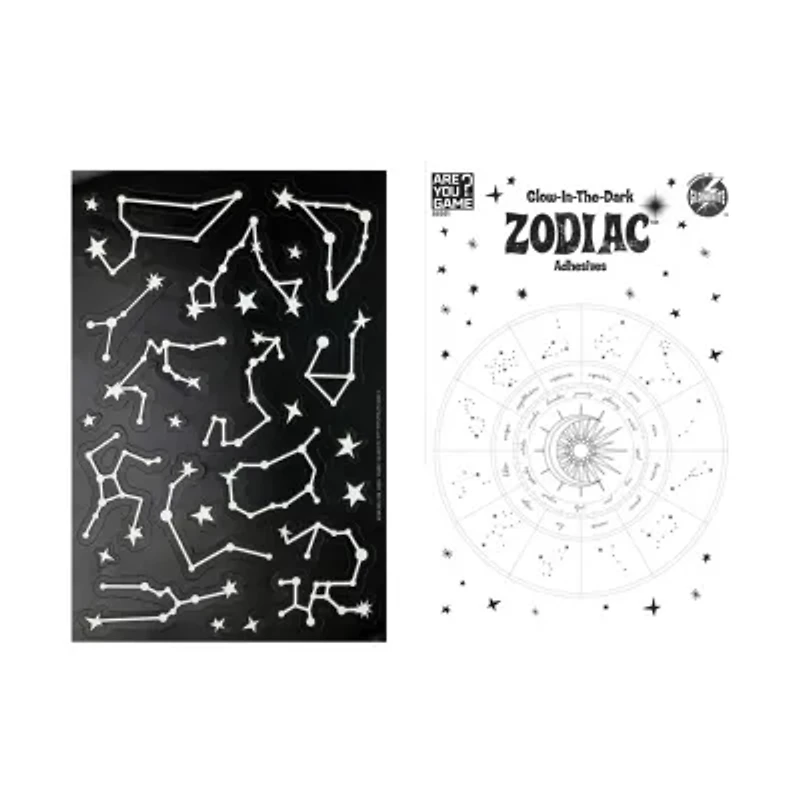 Glow-in-the-Dark Zodiac Adhesives
