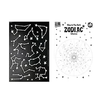 Glow-in-the-Dark Zodiac Adhesives