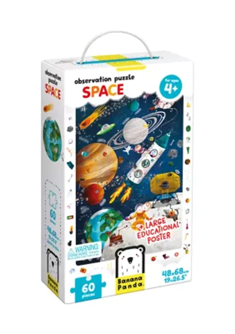 Observation Puzzle - Space: 60 Pieces